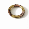 PULSERA ELASTICA EFECTO ANIMAL PRINT CON DETALLES DORADOS REF: 11351