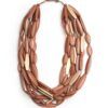 COLLAR MULTICAPA DE CUENTAS OVALADAS REF: 11450