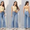 JEANS WIDE LEG CLASICO TALLA GRANDE REF: L6079