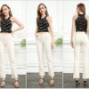 VAQUERO CROPPED DEFLECADO BEIGE ROSS REF: V5186-9