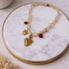 COLLAR CORAZON DORADO