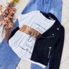 CAMISETA SHINE- ESTILO CASUAL CON DETALLE BRILLANTE X8305