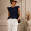 CAMISETA VOLANTE CHIC – ELEGANCIA Y FRESCURA PARA CADA DÍA 5082