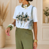 CAMISETA FLORAL NATURE REF: JK667