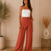 PANTALON BOMBACHO CON PAÑUELO TACHUELAS 22116