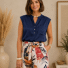 BLUSA MARINA ELEGANCE REF: 1899