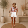 BLUSA LAZO ELEGANCE – TALLA ÚNICA 26146