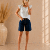 PANTALON DENIM BORA DESDE LA 36 HASTA LA 46 REF: 2190