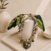 COLLAR PAÑUELO CORAZON VERDE  250407