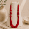 COLLAR PERLAS ROJAS ELEGANCE  2311
