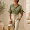 BLUSA OLIVIA – ELEGANCIA NATURAL Y ESTILO MEDITERRÁNEO 2709