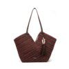 BOLSO IBIZA RAYAS FUCSIA 0093