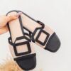 PALA RISTA BEIGE Y NEGRA A051