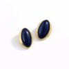 PENDIENTES OVAL GOLD 12784