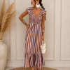 VESTIDO LARGO RAYAS IBIZA 25879