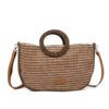 BOLSO DE RAFIA CON ASAS DE MADERA Y BANDOLERA 0202