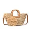 BOLSO CAPAZO FLOR NATURAL 2580