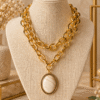 COLLAR ELEGANCE CON CADENA DORADA 75812